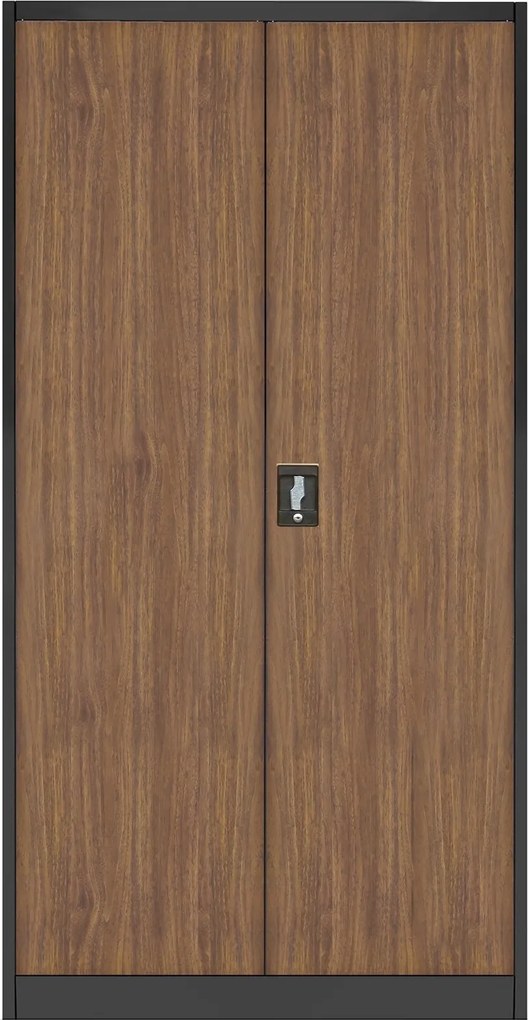 Szafa biurowa Eco Design Jan H 90x40x195 cm antracyt/orzech