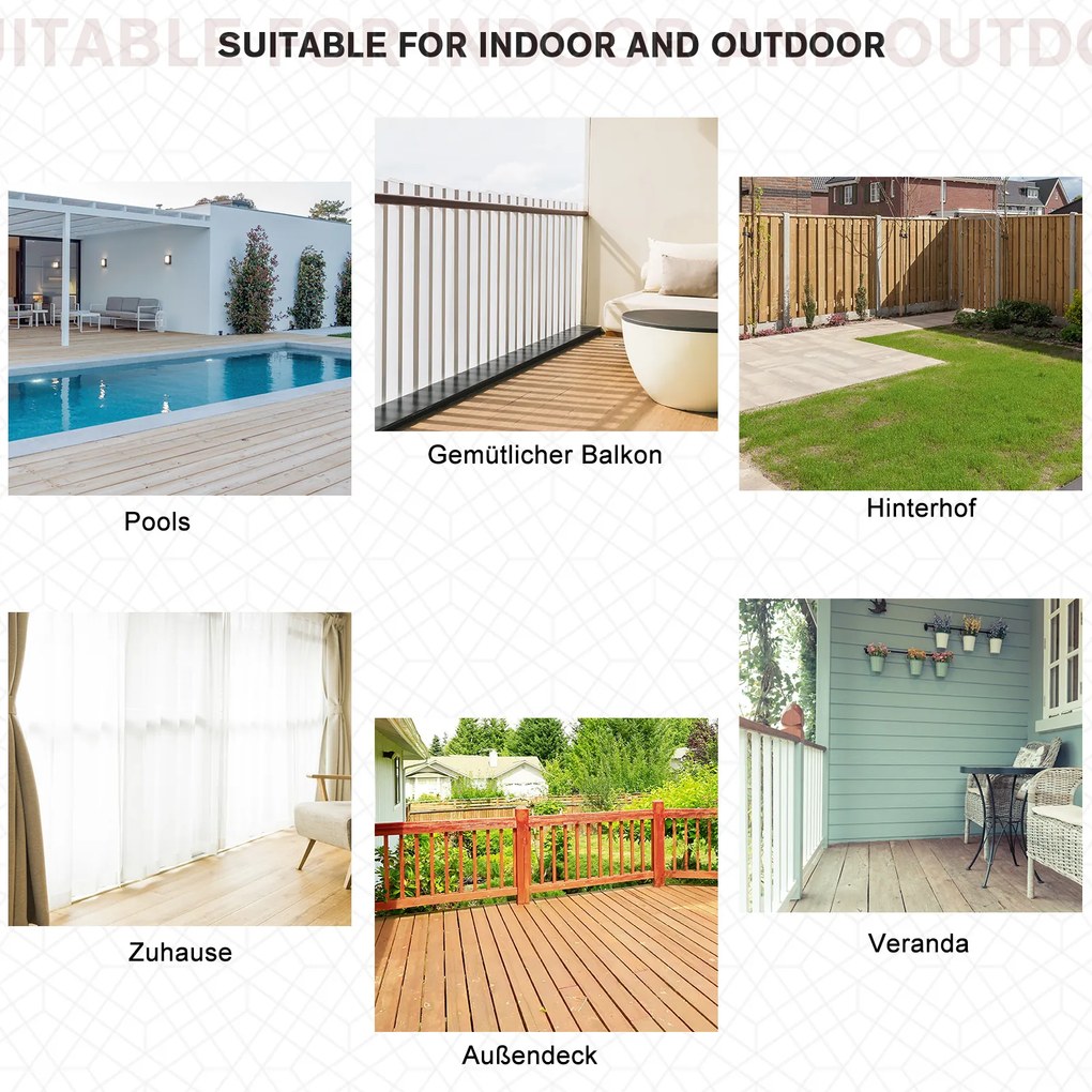 Outsunny Krzesło Leżak Ogrodowy Balkonowy z Uchwytem na Kubek Lite Drewno Czarne