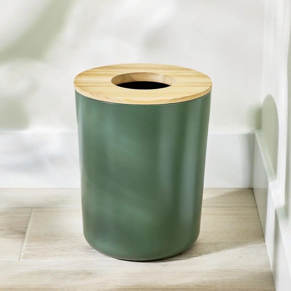 Zielony kosz na śmieci iDesign Eco Vanity