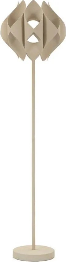 Beżowa lampa stojąca z metalowym kloszem (wysokość 155 cm) Space – Mauro Ferretti