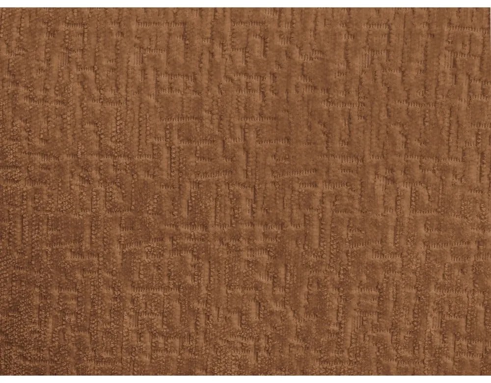 Ceglasta rozkładana sofa z tkaniny szenilowej 228 cm Neyo – Bobochic Paris