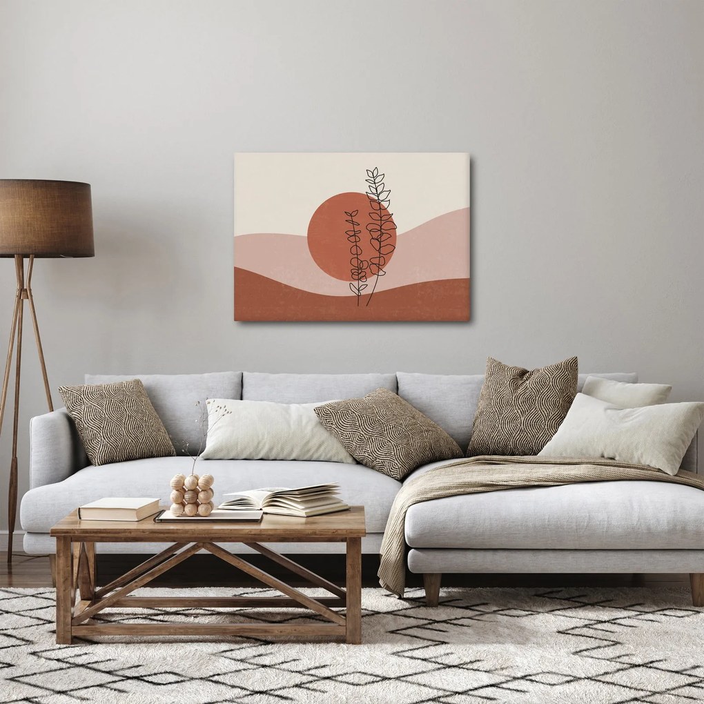 Obraz - Boho leaves N⁰1 (70x50 cm)