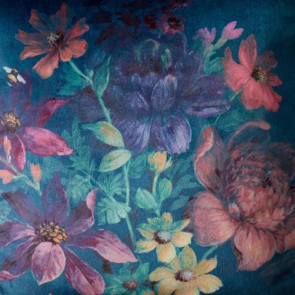 Aksamitna poduszka dekoracyjna 45x45 cm Bridgerton Romantic Floral – Catherine Lansfield