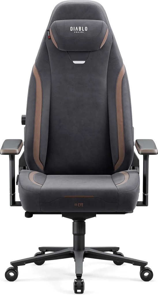 Designerski fotel dla graczy Diablo X-Eye 2.0 Normal Size Soft Black