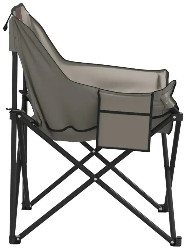 Krzesła kempingowe w kolorze szarym A3-T47