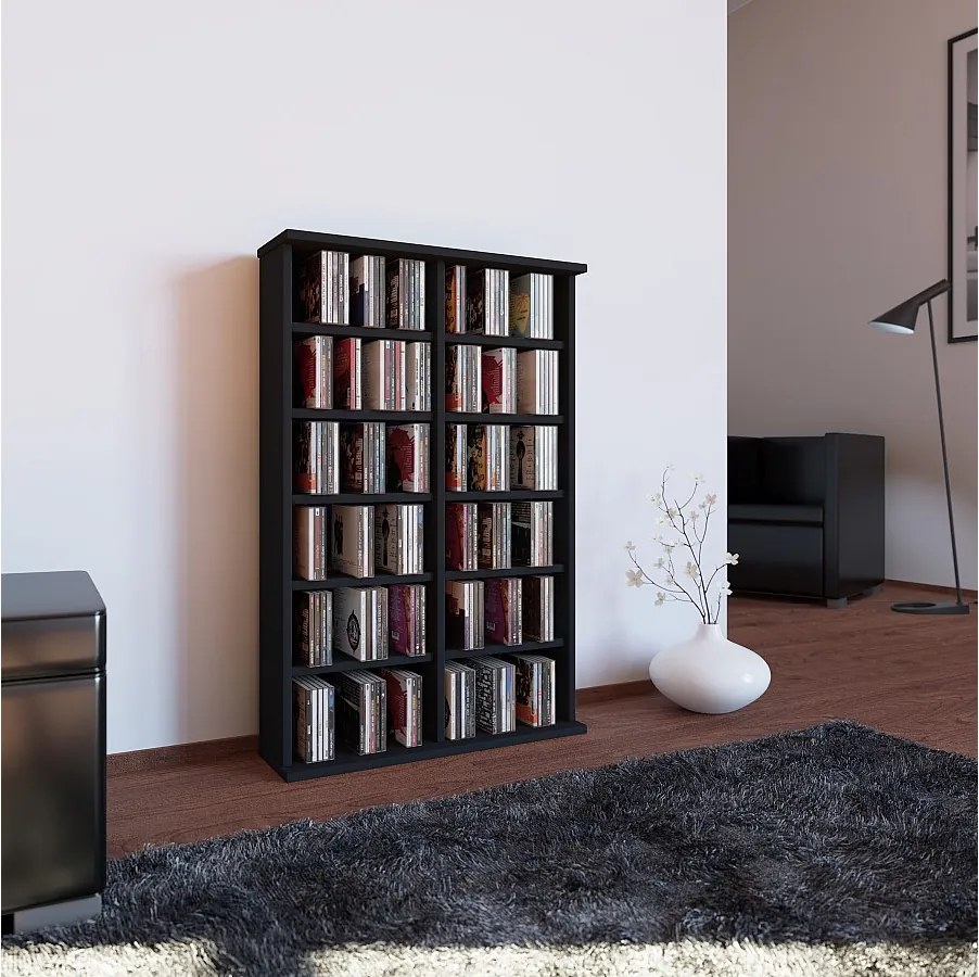 Drewno CD DVD Stand Shelf Cabinet Ronul