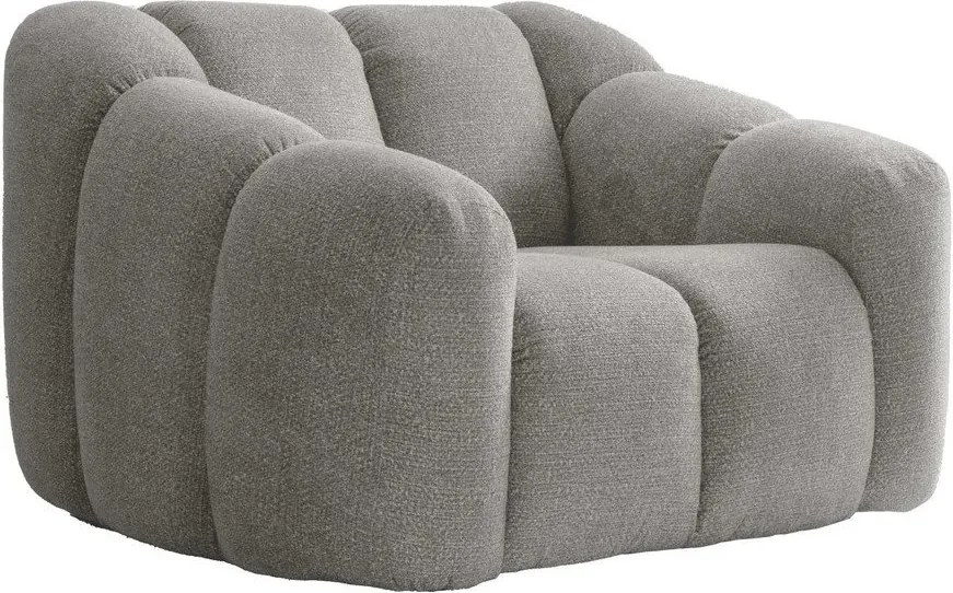 Jasnoszary fotel Shell – Miuform