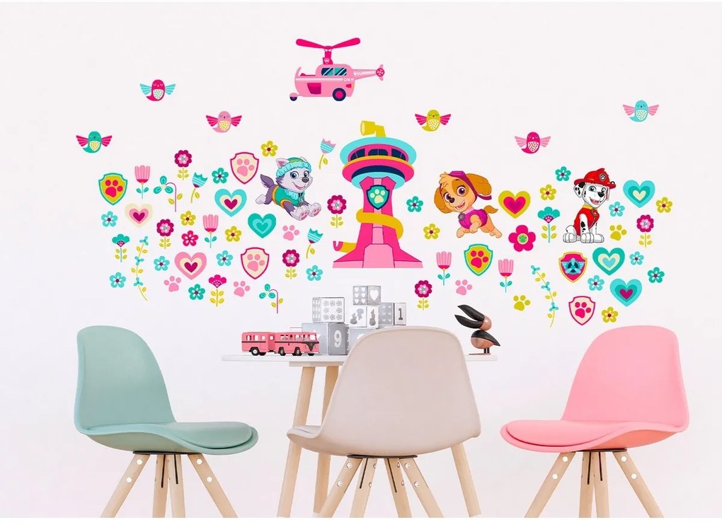 Samoprzylepna dekoracja Paw Patrol Be Happy, 65 x85 cm