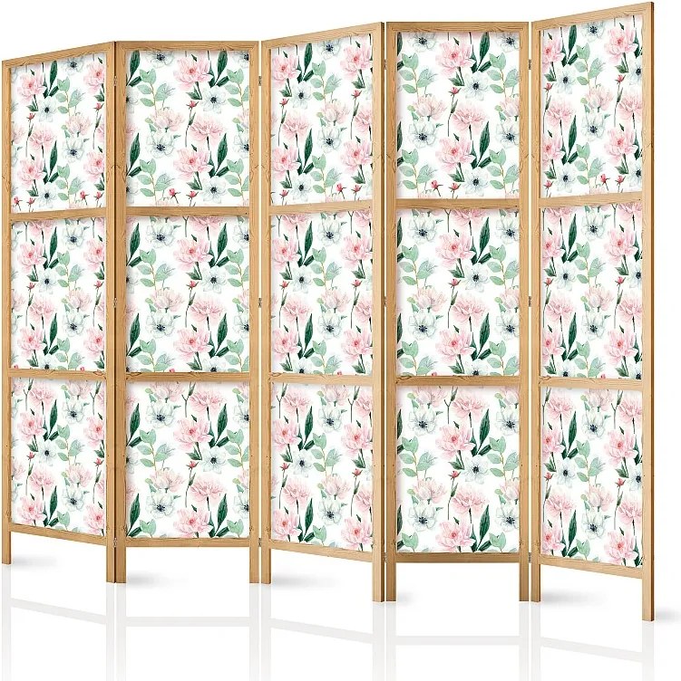 Parawan japoński Artgeist Kwiaty 225 x 172 cm 1 szt