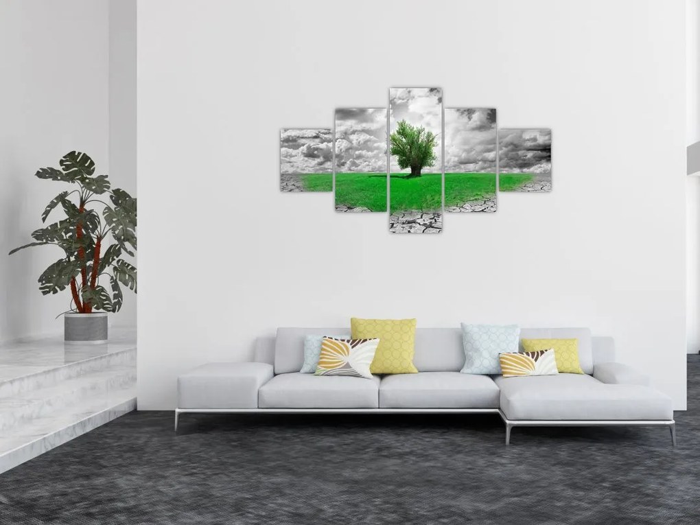 Obraz - Kawałek natury w mieście (125x70 cm)