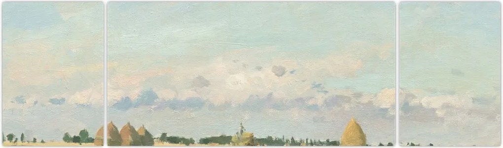 Obraz - Camille Pissarro, Landscape, Ile de France, reprodukcje (170x50 cm)