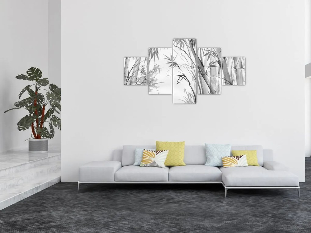 Obraz - Las bambusowy (125x70 cm)