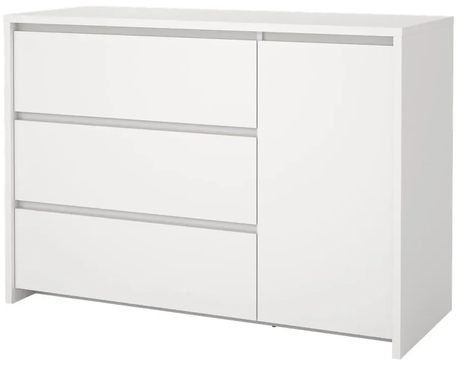 Biała komoda 119x84x48 cm Next – Tvilum