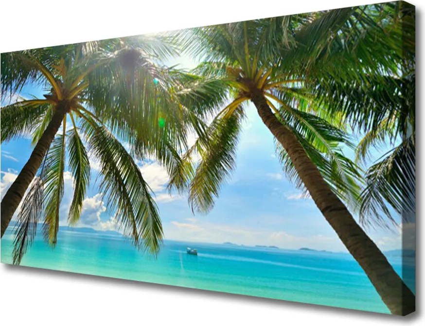Duży obraz na płótnie Tropikalny Brzeg Oceanu