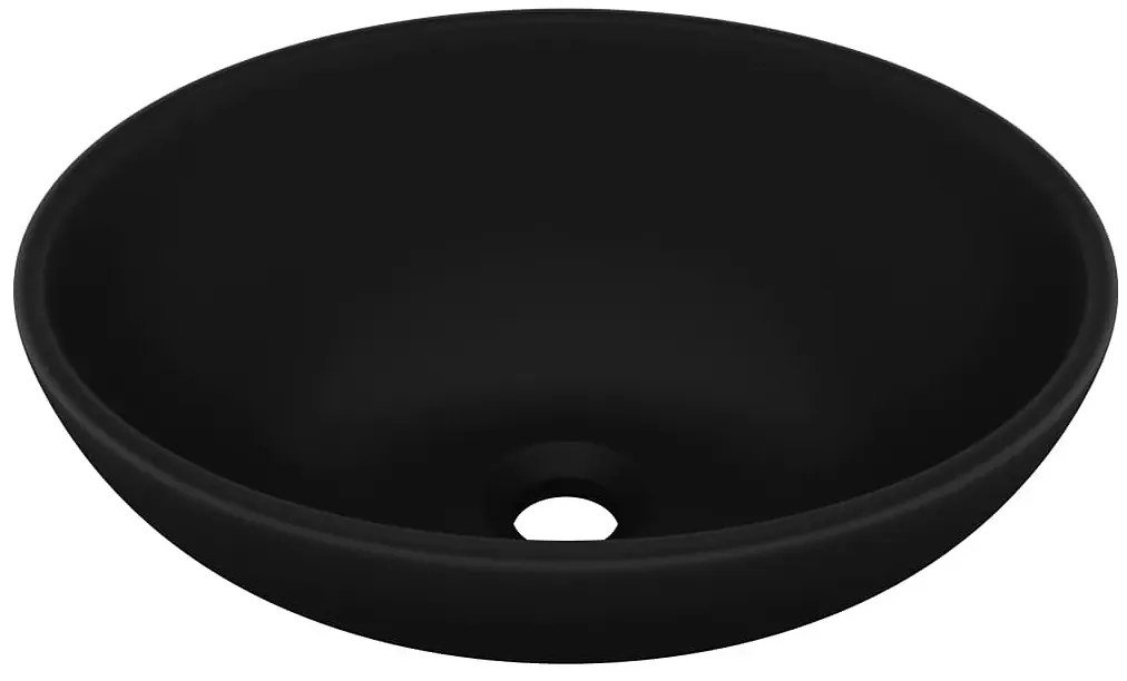 Czarna umywalka nablatowa L4-L06