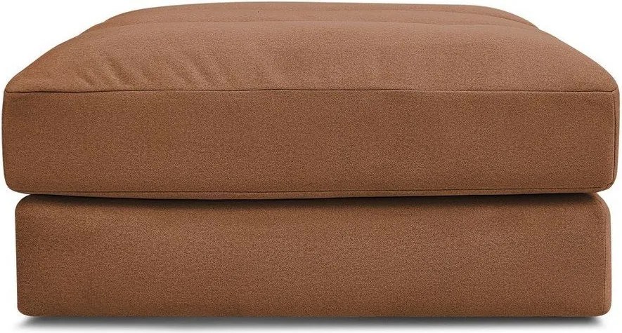 Pomarańczowy aksamitny podnóżek Sierra – Bobochic Paris