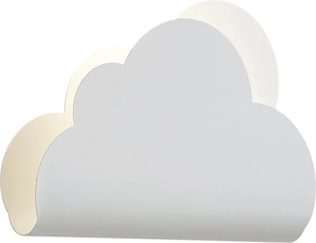 Dziecięca lampa ścienna Biała Chmurka ze Słońcem - Cloudy Dla dzieci Oswietlenie wewnetrzne