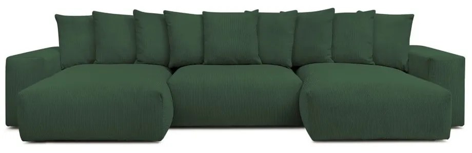 Zielony sztruksowy narożnik Voltaire – Bobochic Paris