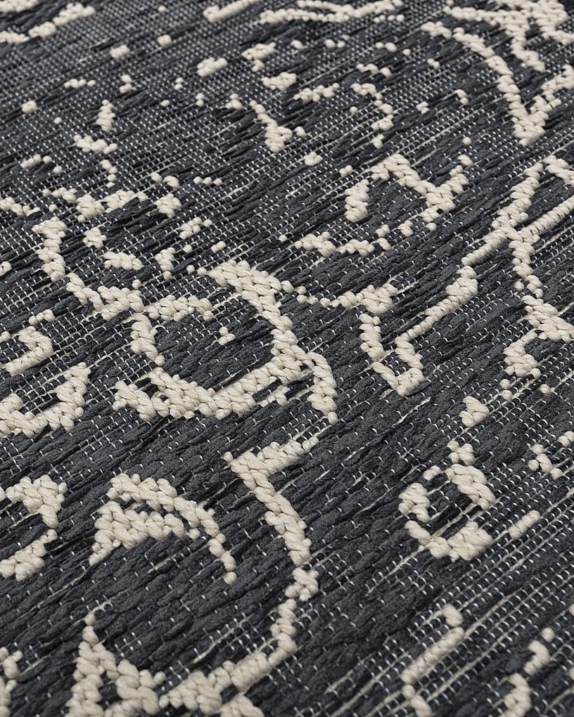 Dywan Velvet beige/petrol blue 200x290cm