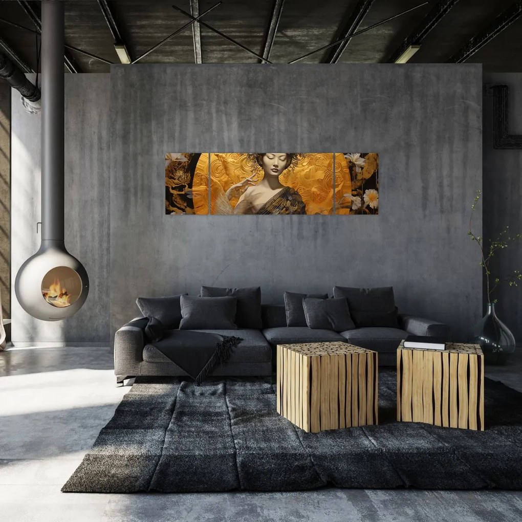 Obraz - Japonka (170x50 cm)