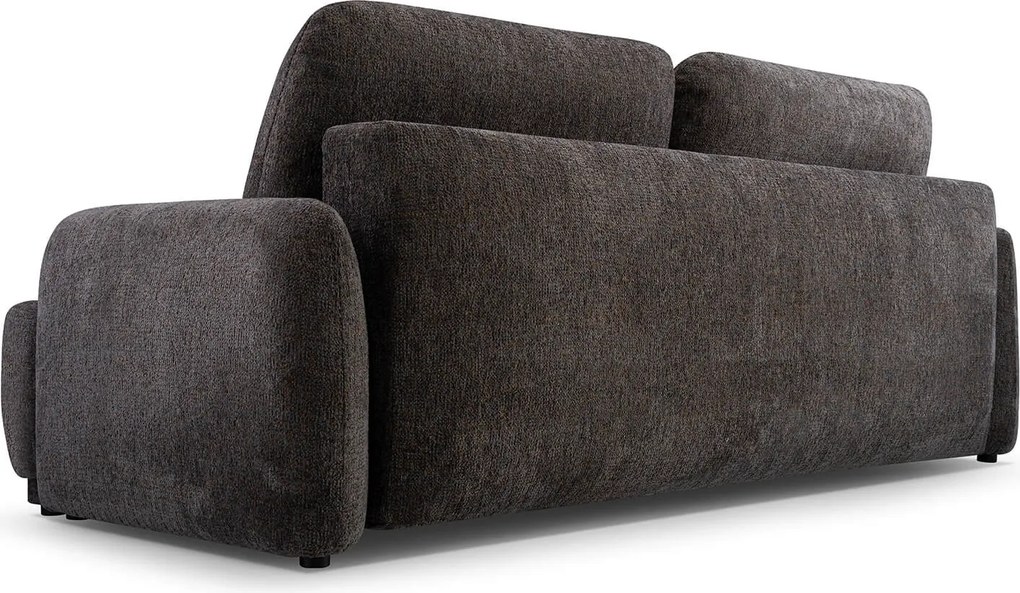 Sofa z Funkcją Spania SELORIA Ciemnoszara Nowoczesna