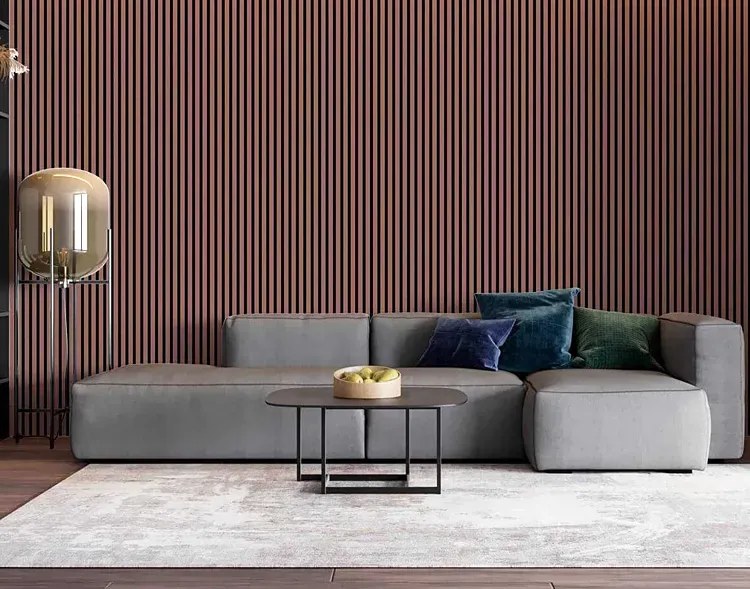 Panele akustyczne 6 szt. pudrowy róż N6-S51