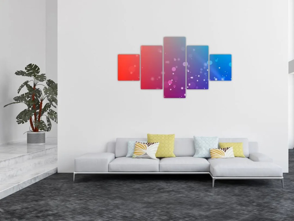 Nowoczesne malarstwo abstrakcyjne (125x70 cm)