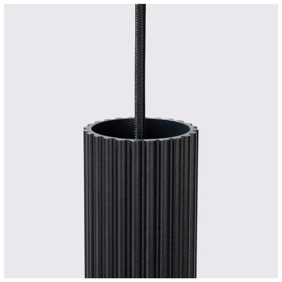 Czarna lampa wisząca Gleam – Sollux