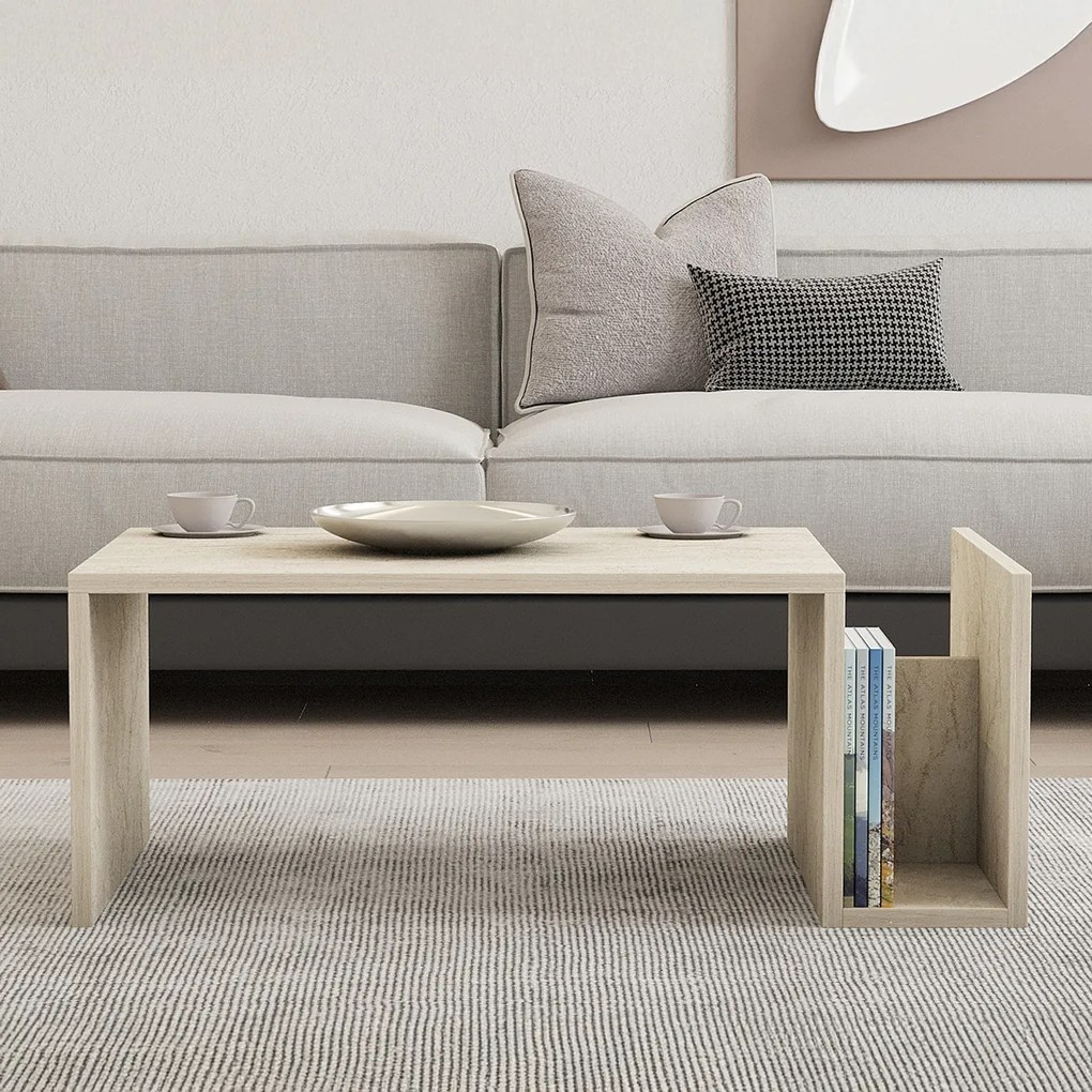 Stolik konferencyjny Memo Travertine