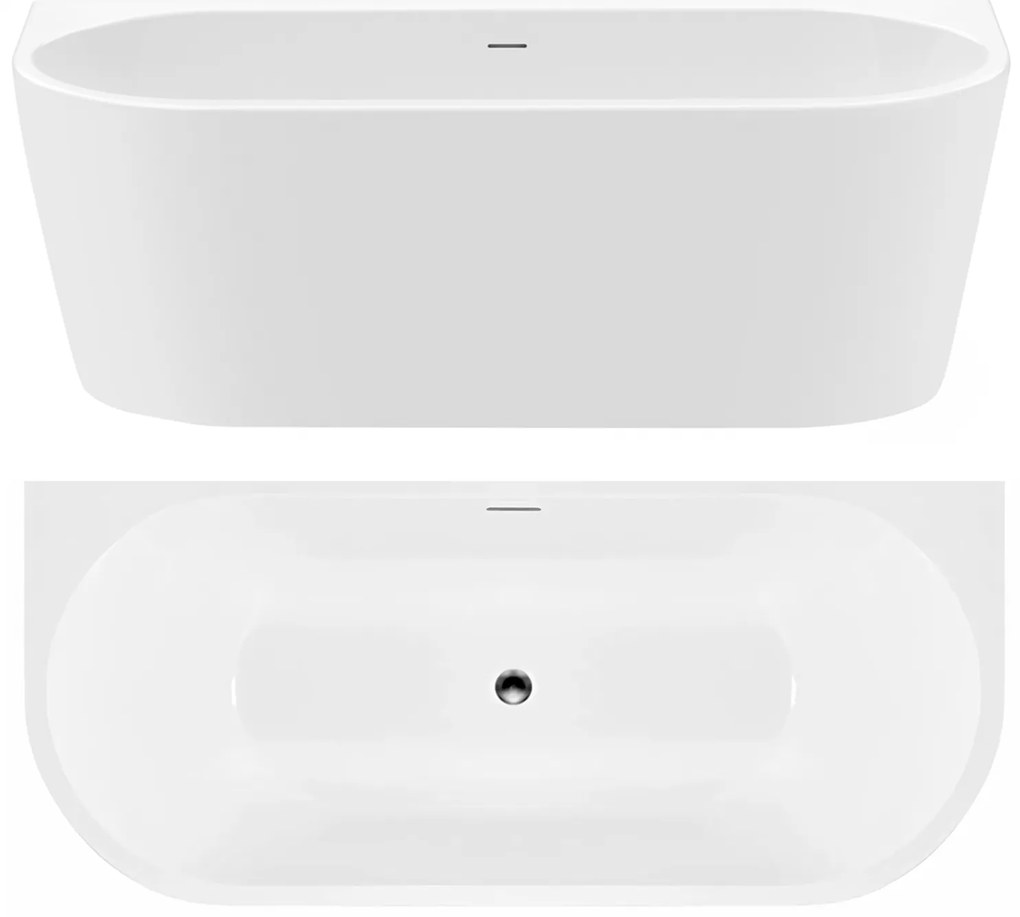 Wanna Akrylowa Przyścienna OLIMPIA 170cm