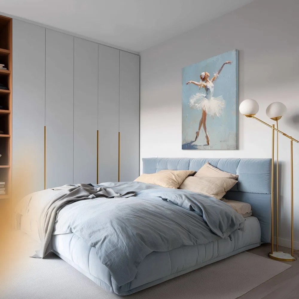 Obraz z ręcznie malowanymi elementami 70x100 cm Grace – Styler