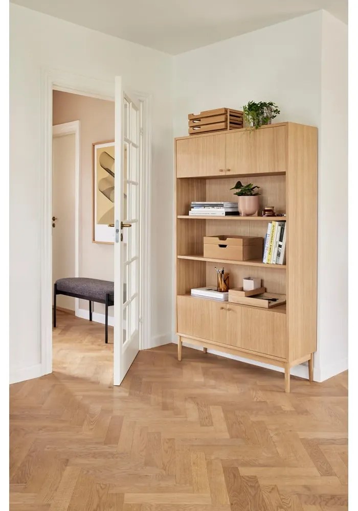 Drewniany organizer na dokumenty Note – Hübsch