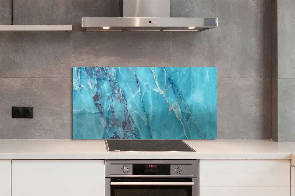 Panel szklany do Kuchni Marmurowy Dekor Ścienny