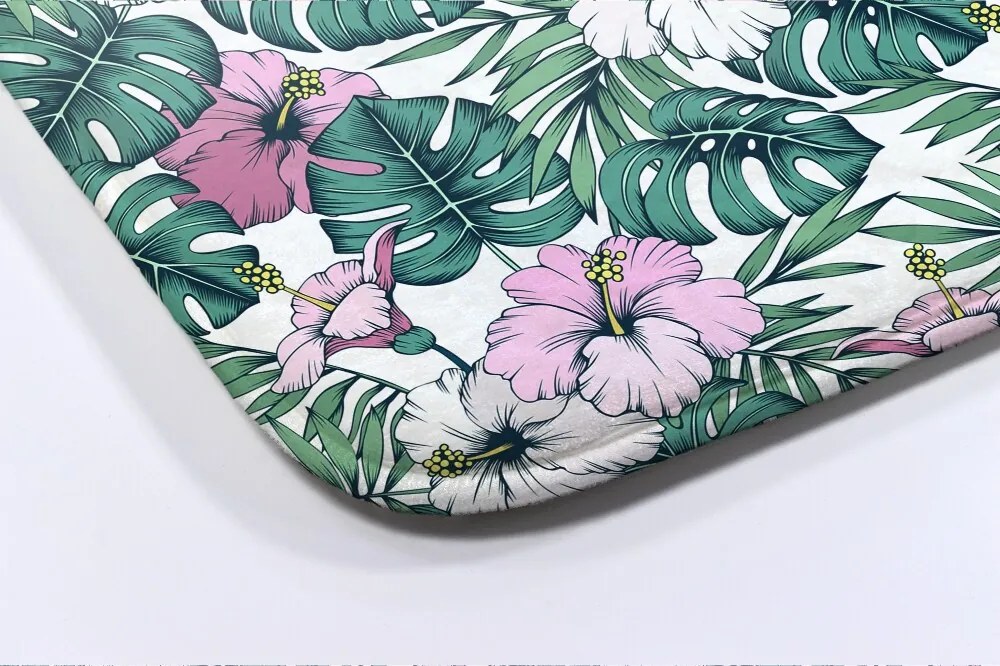 Dywanik do łazienki Dywanik do łazienki Liście monstery