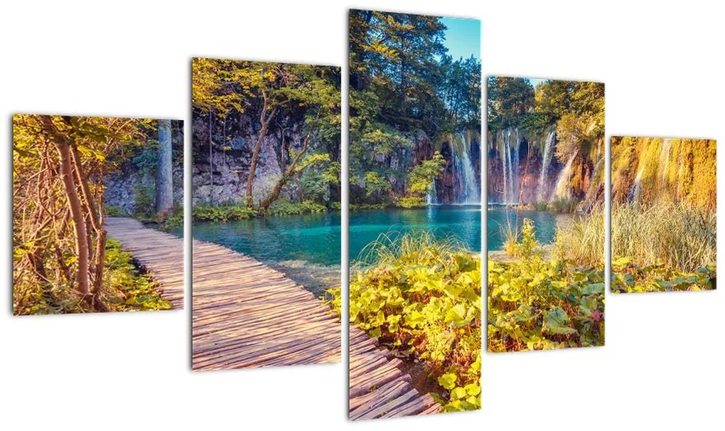 Obraz - Jeziora Plitwickie, Chorwacja (125x70 cm)