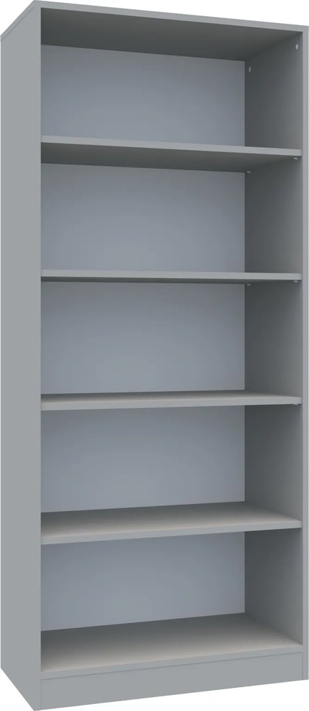 Regał biurowy z półkami Simple, 80x40x185 cm, index 80-5P