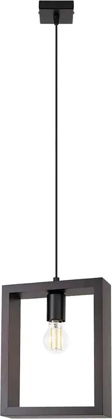 Lampa wisząca loftowa z drewna wenge - A646 M5-T84
