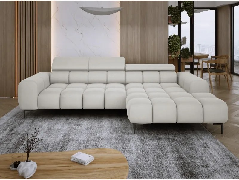 Narożnik PLAZA MINI Prawostronny w tkaninie SOLAR 03 WERSAL