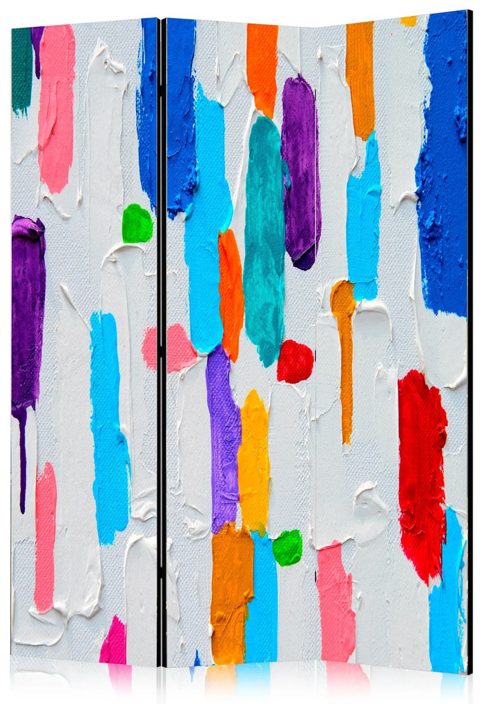 Parawan akustyczny Tła i desenie 135x172 cm 3-częściowy niebieski ARTGEIST B