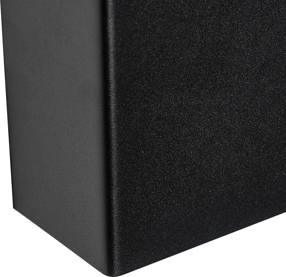 Inteligentna lampa ścienna czarna 10 cm w komplecie z 2 żarówkami WiFi G9 - Otan