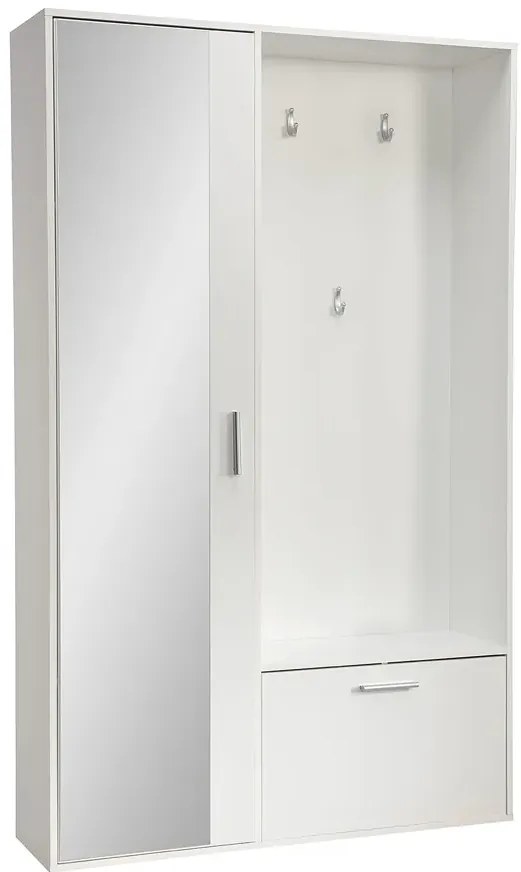 Garderoba z lustrem - Orsen - 6 kolorów