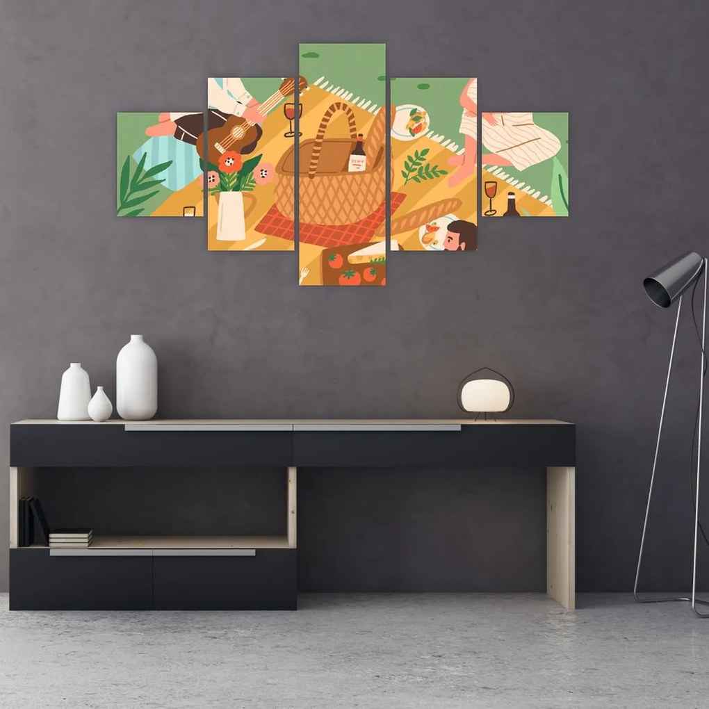 Obraz - Letnia miłość (125x70 cm)
