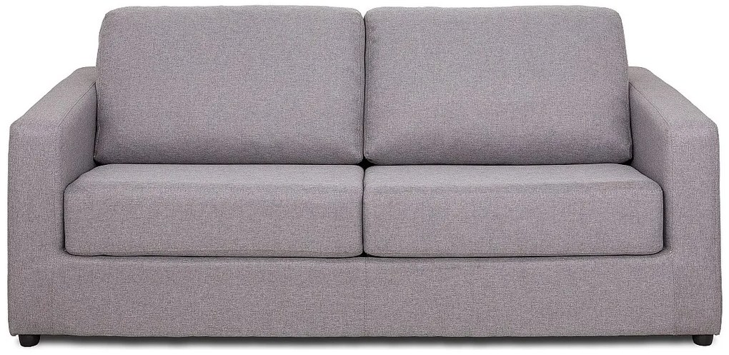 Kanapa 3-osobowa rozkładana z szarej tkaniny DONETO