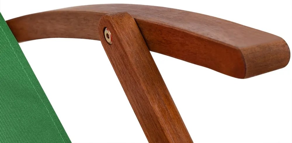 Leżak ogrodowy SIENA, 60x94cm, zielona Casaria