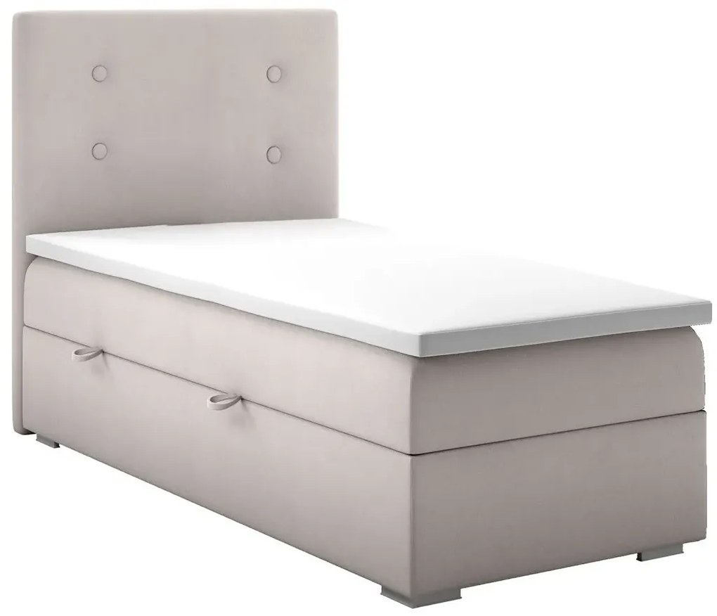 Pojedyncze łóżko boxspring 90x200 D3-Z03