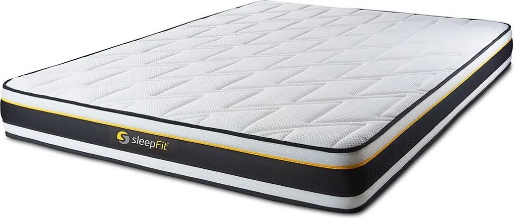 Materac SOFT 180x200 cm, Grubosc : 19 cm, Pianka HD z kolózkami mikropowietrznymi, Bardzo wysoki, 3 strefy komfortu