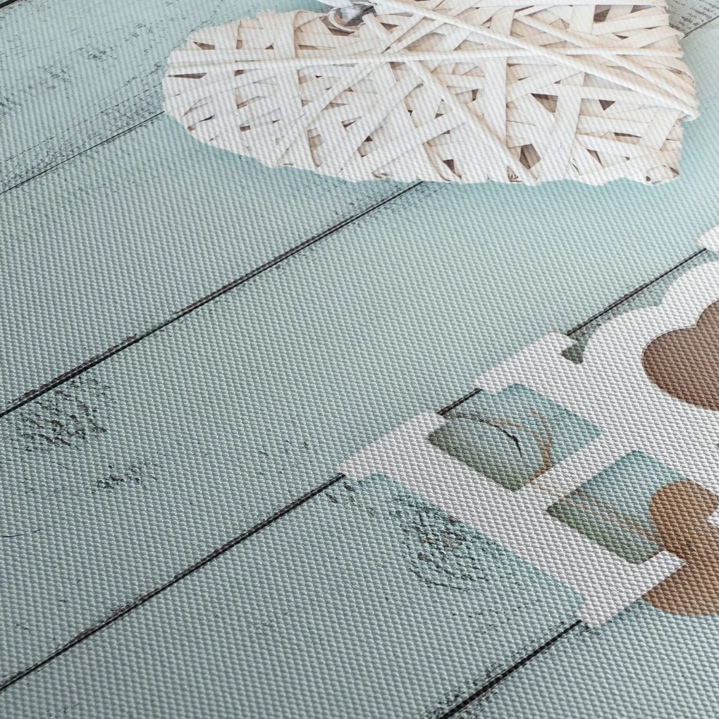Obraz - I love home (125x70 cm)