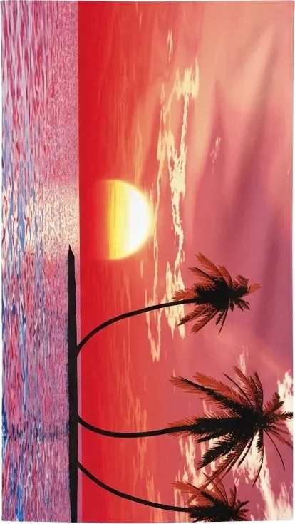Szybkoschnący XXL ręcznik plażowy SERENA kolorowy 150 x 210 cm, 100% mikrofibra