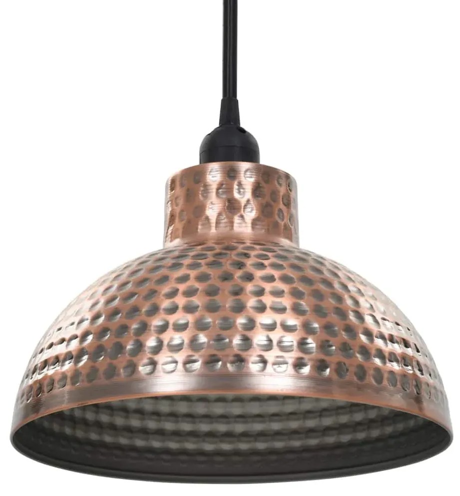 Komplet dwóch metalowych lamp wiszących - EX16 F8-E62