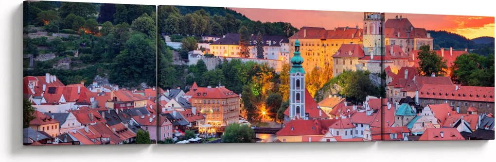 Obraz - Český Krumlov (170x50 cm)